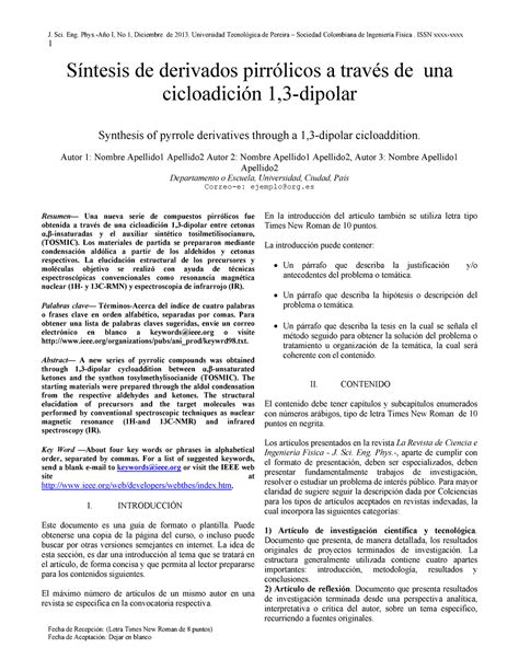 Formato Articulo Cientifico J Sci Eng Phys Año I No 1 Diciembre