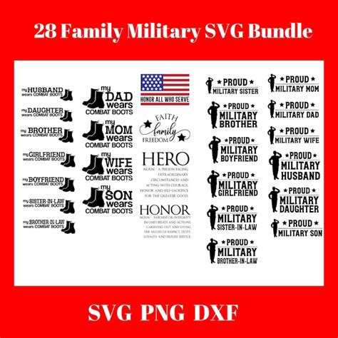 Veteran Svg Military Svg Bundle Patriotic Svg Bundle Army Etsy