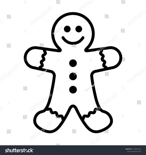 Gingerbread Man Clip Art Stock Photos And Pictures 2 802 Images