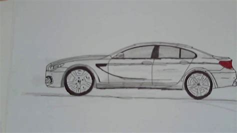 How To Draw A Bmw M5 F10 Step By Step Youtube