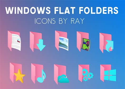 Windows 10 Folder Icon Pack At Collection Of Windows