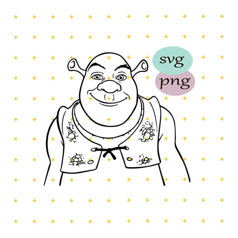 Shrek Face Svg Free