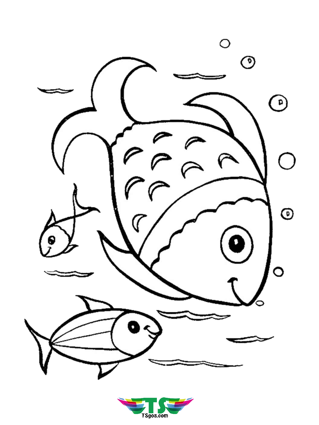 Coloring Book Pages Fish - boringpop.com