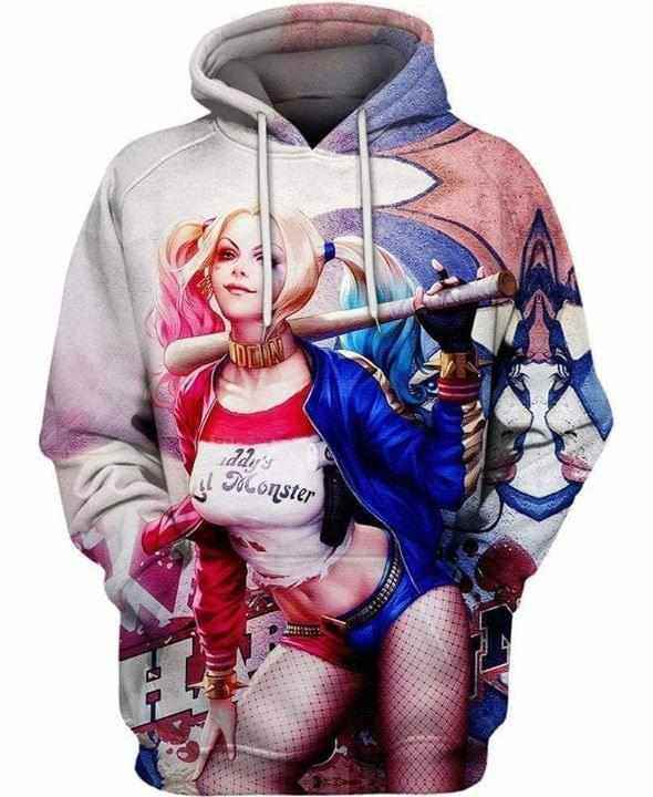 Harley Quinn Sexy Hoodie 3d