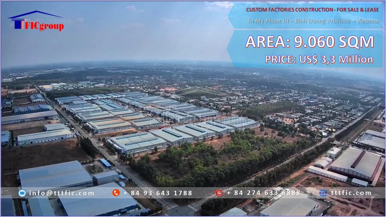 Custom-Built Factory for Sale - My Phuoc 3 Industrial Park