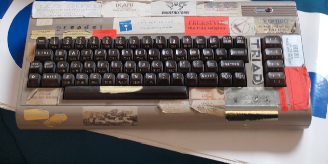 Ein alter Commodore 64, der in der Demoszene benutzt wurde.