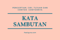 Kumpulan Contoh Kata Sambutan Jadi Mc