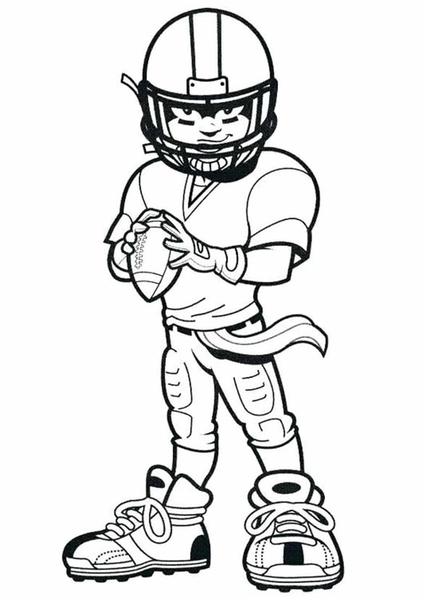 Free Football Printable Coloring Pages - Printable Blank World