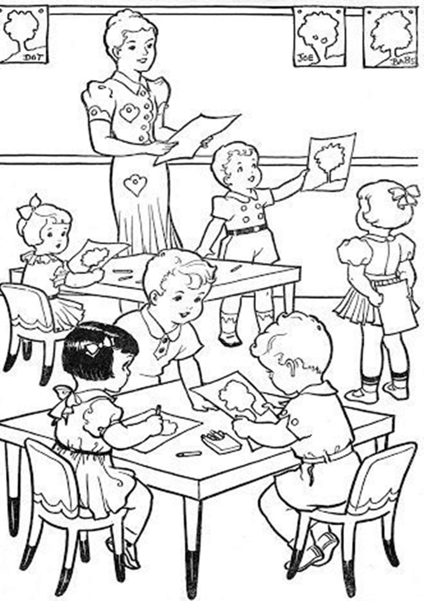 Coloring Pages Elementary School - Brigid Vonhagen