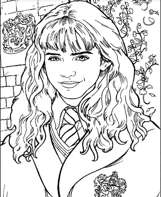 Free & Easy To Print Harry Potter Coloring Pages - Tulamama