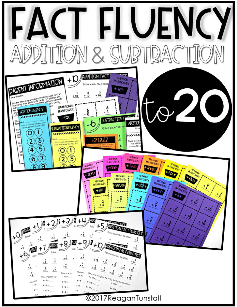 Math Fact Fluency - Tunstall's Teaching