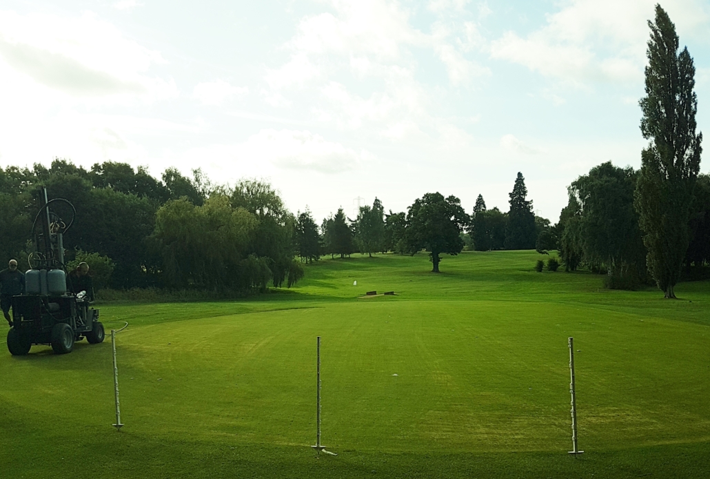 New Life For Old Greens With Terrain Aeration