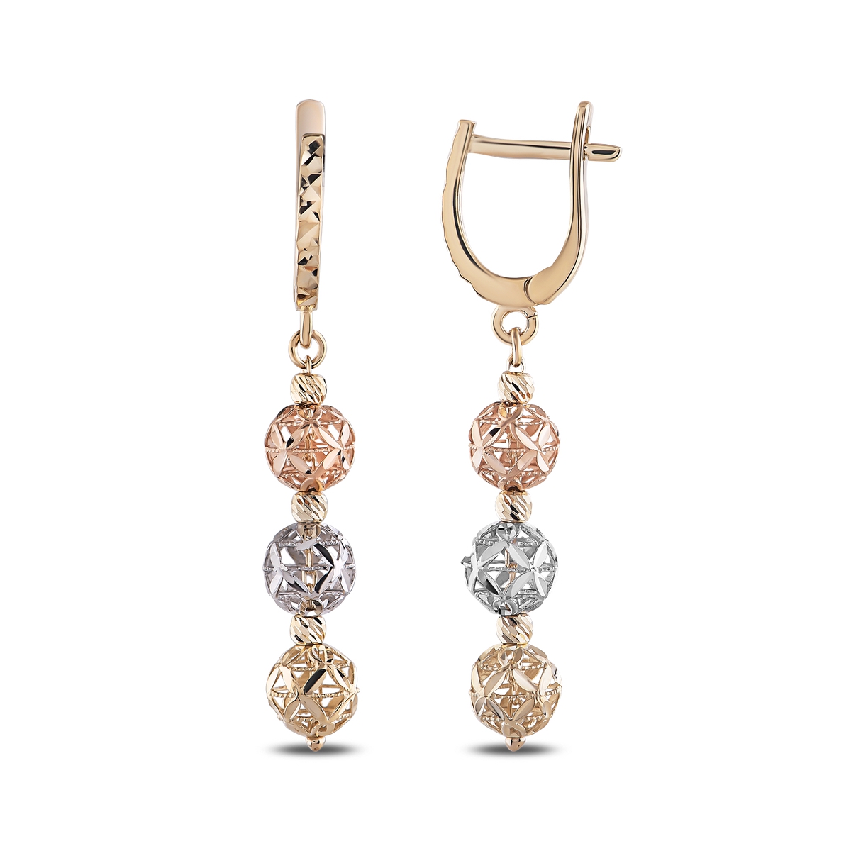 14K 0.100 ct Gold Earring