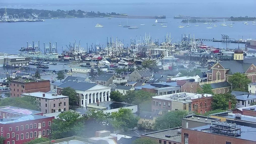 The New Bedford waterfront. (WJAR)