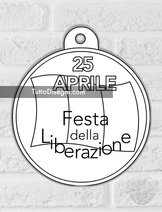 medaglia festa liberazione