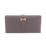 Purple Leather Hermès Wallet