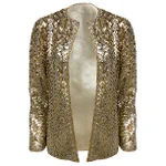 Gold Fabric Dior Jacket