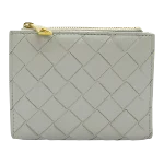 Grey Leather Bottega Veneta Wallet