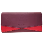 Burgundy Leather Bottega Veneta Wallet