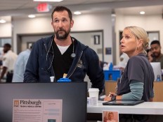 The Pitt’s Noah Wyle and Katherine LaNasa Talk Violent End to Episode 9 and ‘Existential Crisis’ That Will Follow