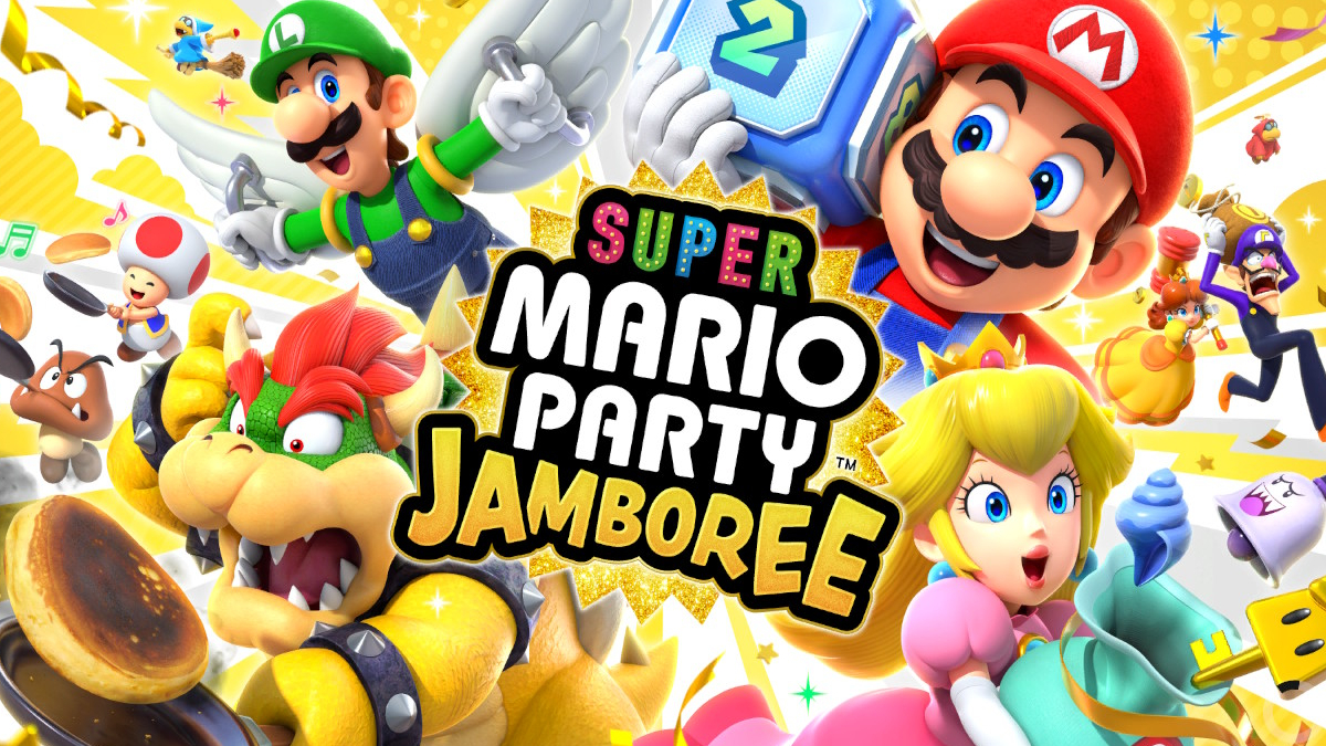 Super Mario Party Jamboree opening screen.