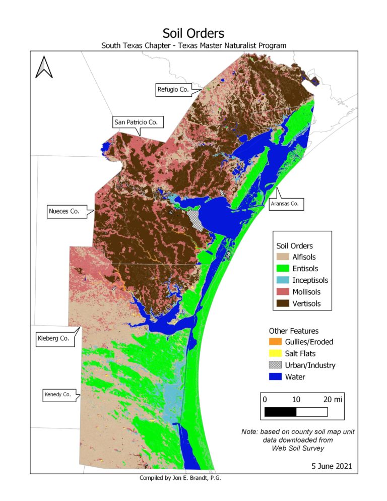 USDA Soil Orders-South Texas