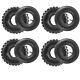 4 Pack 4.10-4 Tires Tube 3.5/4.10-4 Tire For 47cc 49cc Scooter Atv Quad Bike