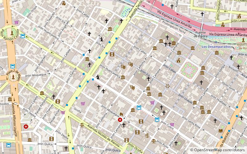 teatro municipal de lima location map