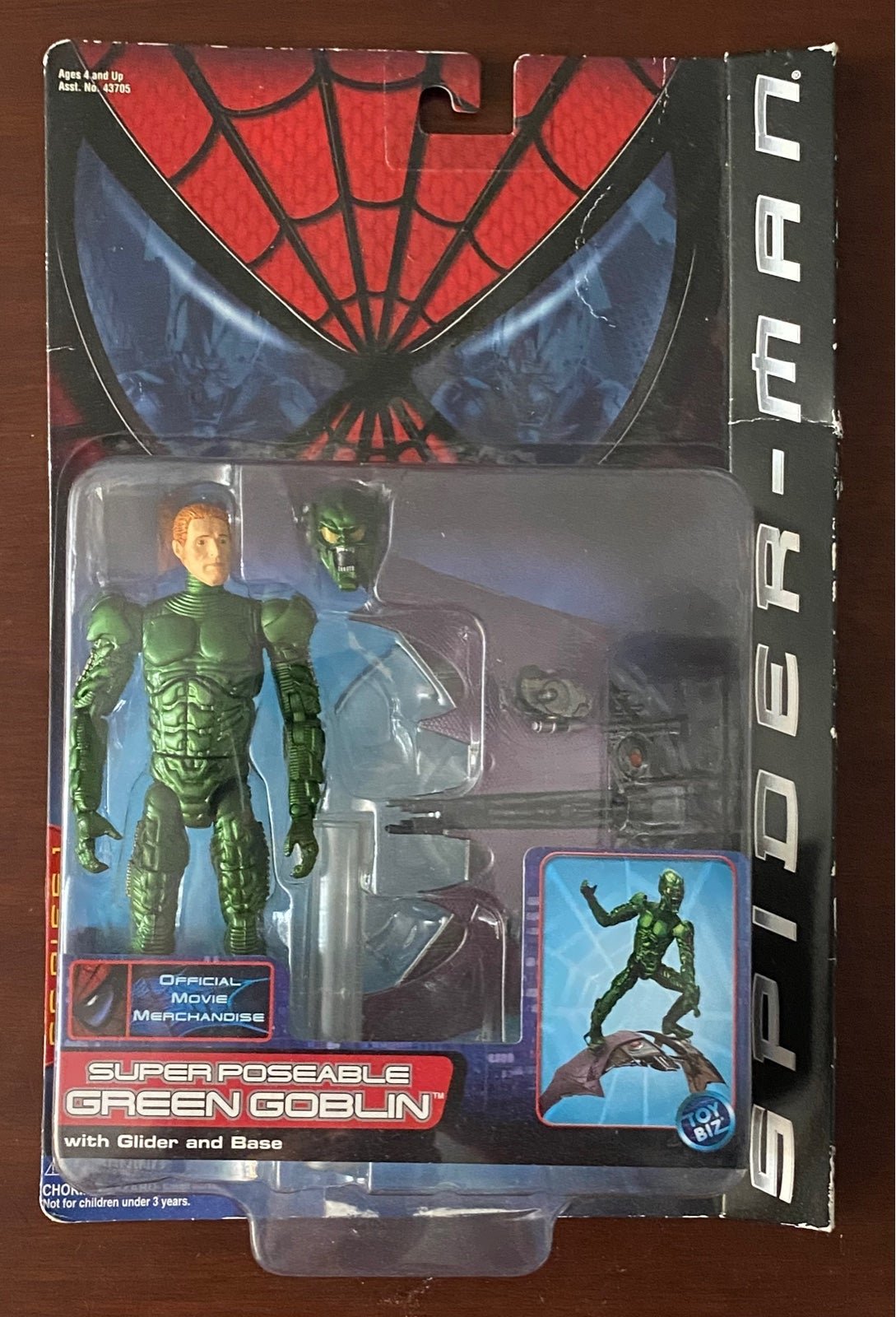 Super Poseable Green Goblin Spider-Man Movie Series 1 Toy Biz Figure BRAND  NEW 