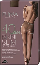 Колготки женские "Bikini Slim",1207, 40 Den, бежевые Furia