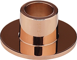 Свічник маленький, блискуче рожеве золото  Ester & Erik Candle Holder Small Shiny Rose Gold