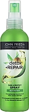 Несмываемый спрей для укрепления волос John Frieda Detox & Repair Care & Protect Spray