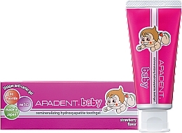 Дитячий зубний гель Sangi Apadent Baby Toothgel Strawberry Flavor