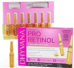 Ампулы для лица с биоретинолом Dhyvana Pro Retinol Ampoules