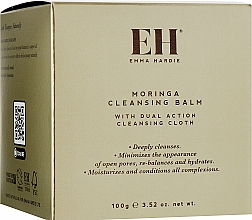 Очищающий бальзам для лица + салфетка Emma Hardie Moringa Cleansing Balm with Professional Cleansing Cloth