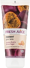 Пилинг для тела "Маракуйя и Коричневый сахар" Fresh Juice Passion Fruit & Brown Sugar