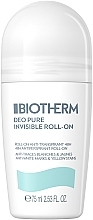 Дезодорант роликовый Biotherm Deo Pure Invisible Roll-on Antiperspirant 48H