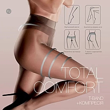 Колготки женские "Total Comfort T-Band",1208, 15 Den, бежевые Furia