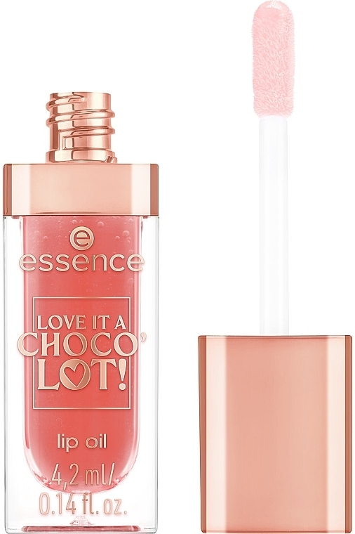 Масло для губ - Essence Love It A Choco' Lot! Lip Oil