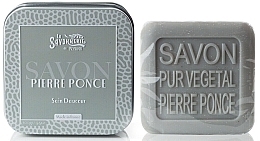 Мыло с пемзой, в металлической коробке La Savonnerie De Nyons Pierre Ponce Soap Bar + Metal Box