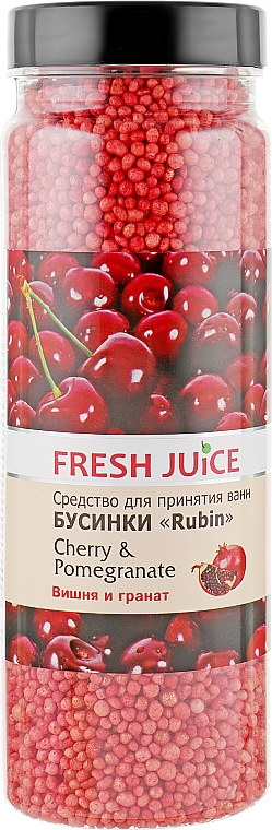 Бусинки для ванны - Fresh Juice Bath Bijou Rubin Cherry and Pomergranate