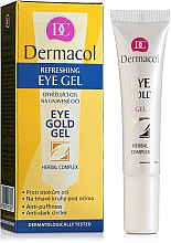 Гель для век против темных кругов под глазами Dermacol Face Care Eye Gold Gel