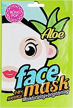 Маска для лица с экстрактом алоэ Bling Pop Aloe Moisturizing & Brightening Mask