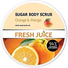 Сахарный скраб для тела Fresh Juice Orange and Mango