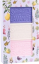 Набор мыла La Savonnerie De Nyons 3 Soaps Set Mauve (soap/3x100g)