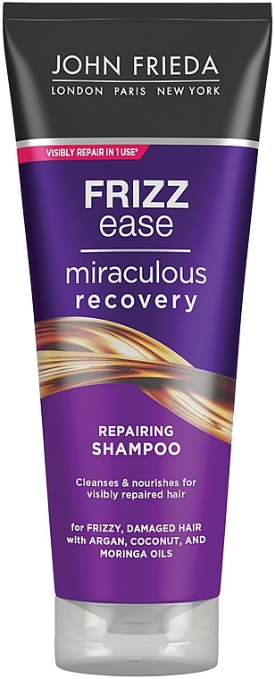 Шампунь "Чудесное восстановление" для поврежденных волос - John Frieda Frizz Ease Miraculous Recovery Shampoo