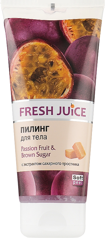 Пилинг для тела "Маракуйя и Коричневый сахар" - Fresh Juice Passion Fruit & Brown Sugar