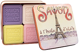 Набор мыла La Savonnerie De Nyons Soap Set Eiffel Tower (soap/4x100g)