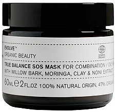 Маска для обличчя Evolve Organic Beauty True Balance SOS Mask