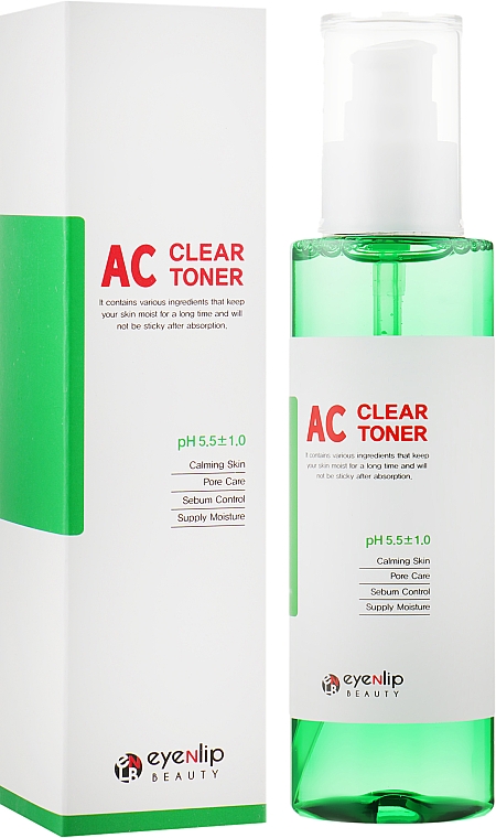 Тонер для проблемной кожи - Eyenlip AC Clear Toner